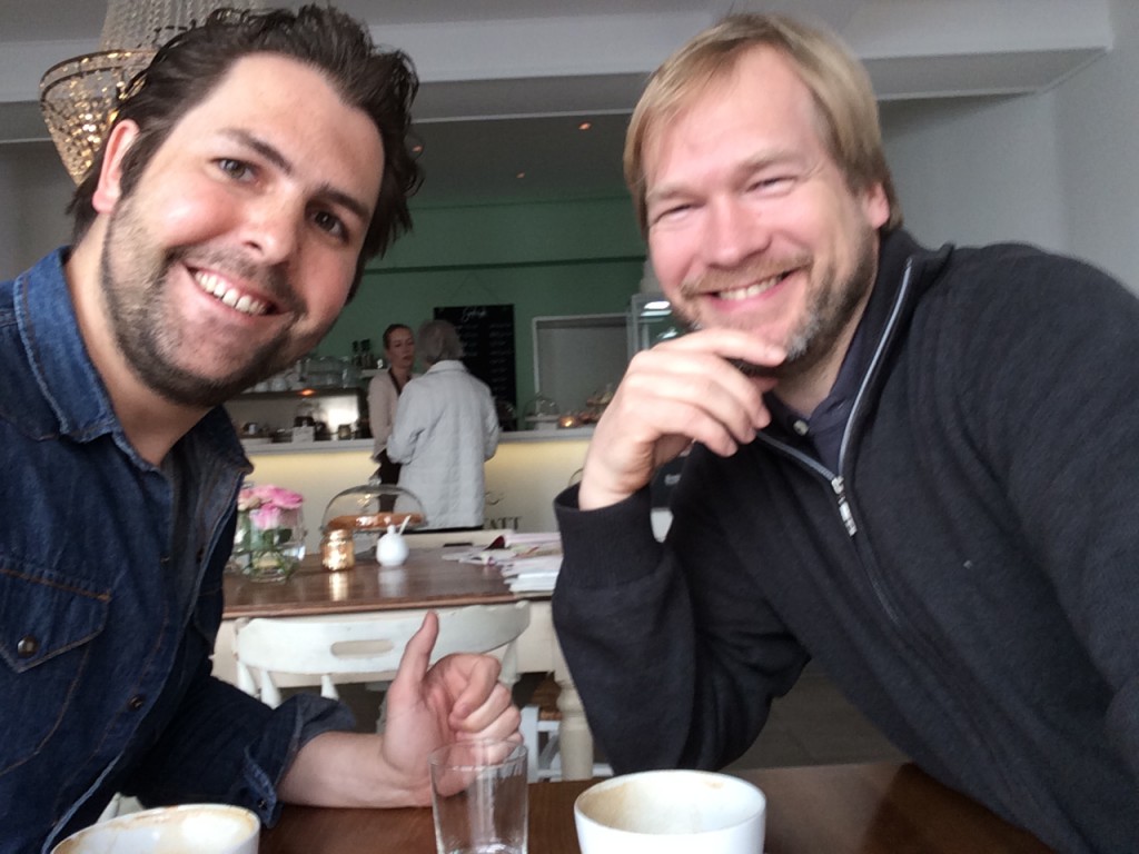 Fabio Ziemßen (Efood-Blog) und Peter Wiedeking (Abendtüte.de)